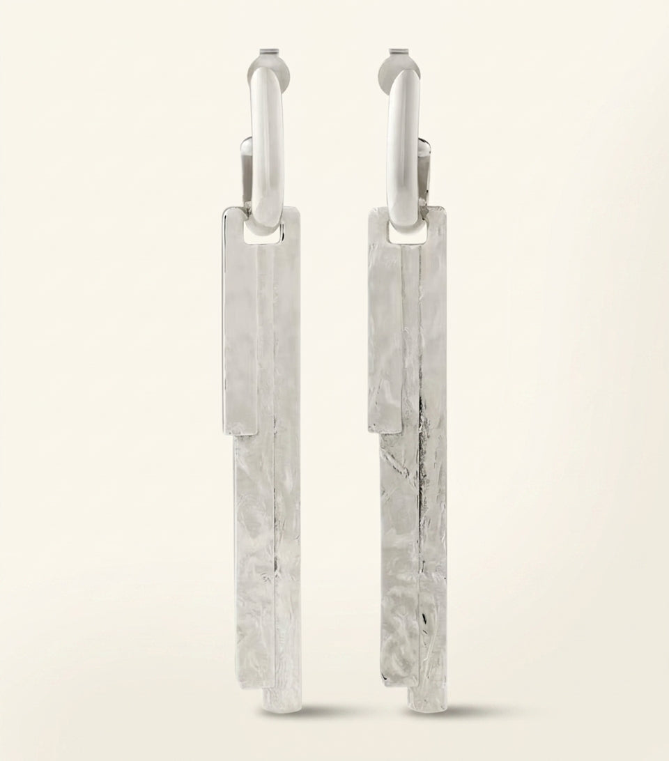Givenchy tape drop earrings with engraved monogram - British product