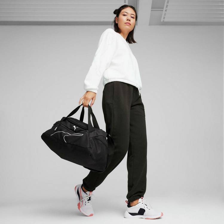 Puma Fundamental small duffel holdall in black (British brand)
