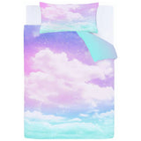 Catherine Lansfield single reversible cloud bedding set (British brand)
