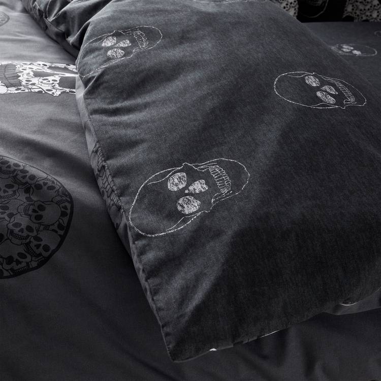 Catherine Lansfield kids skulls bedding set single - British product