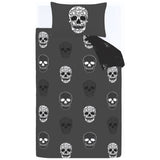 Catherine Lansfield Skulls Kids Bedding Set - Double