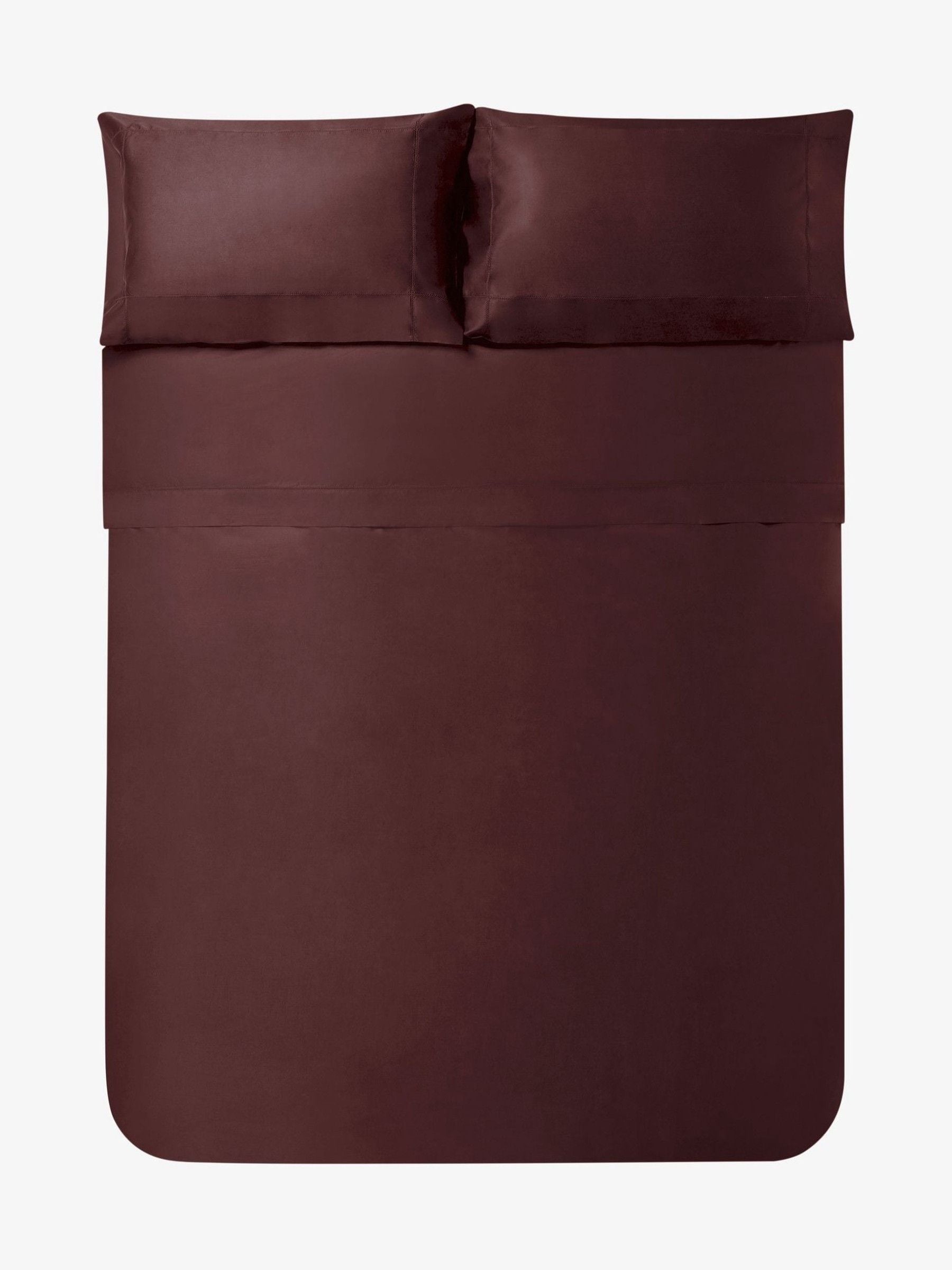 Jasper Conran brown satin pillowcase 500TC, imported from the UK