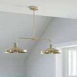 Habitat Cone pendant light brass metal finish, UK version