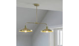 Habitat Cone pendant light brass metal finish, UK version