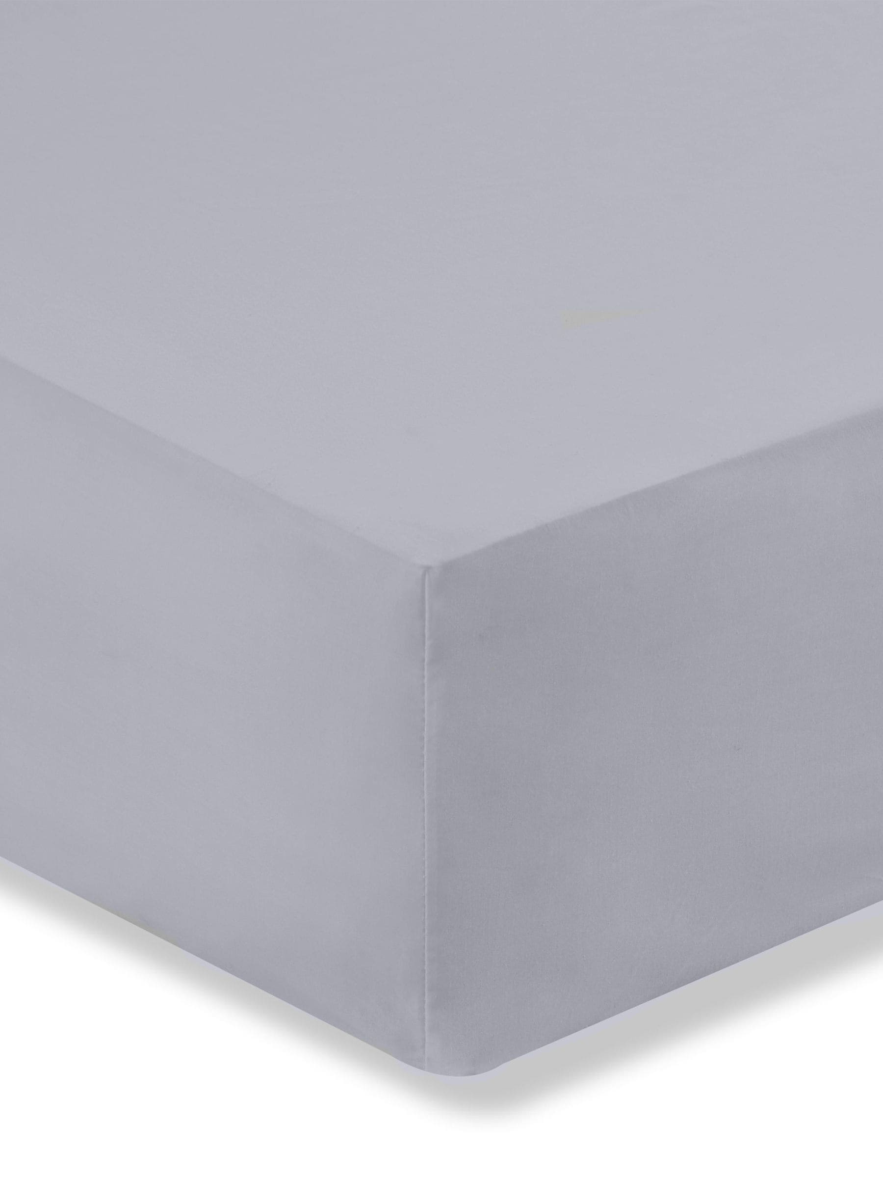 Bianca Grey fitted sheet - British product
