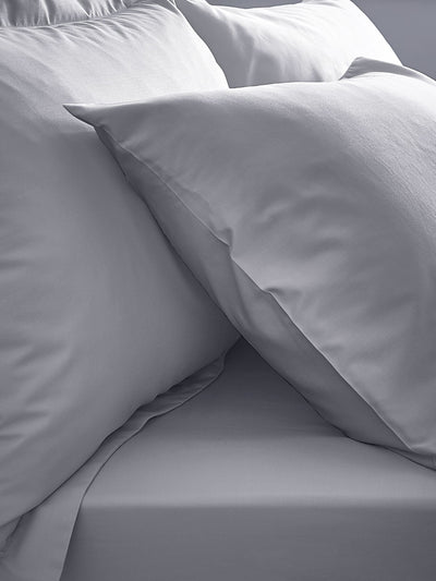 Bianca Drap-housse Plat Percale Coton 100% 200 fils Gris Extra Profond Next - Acheter en ligne chez McGrocer