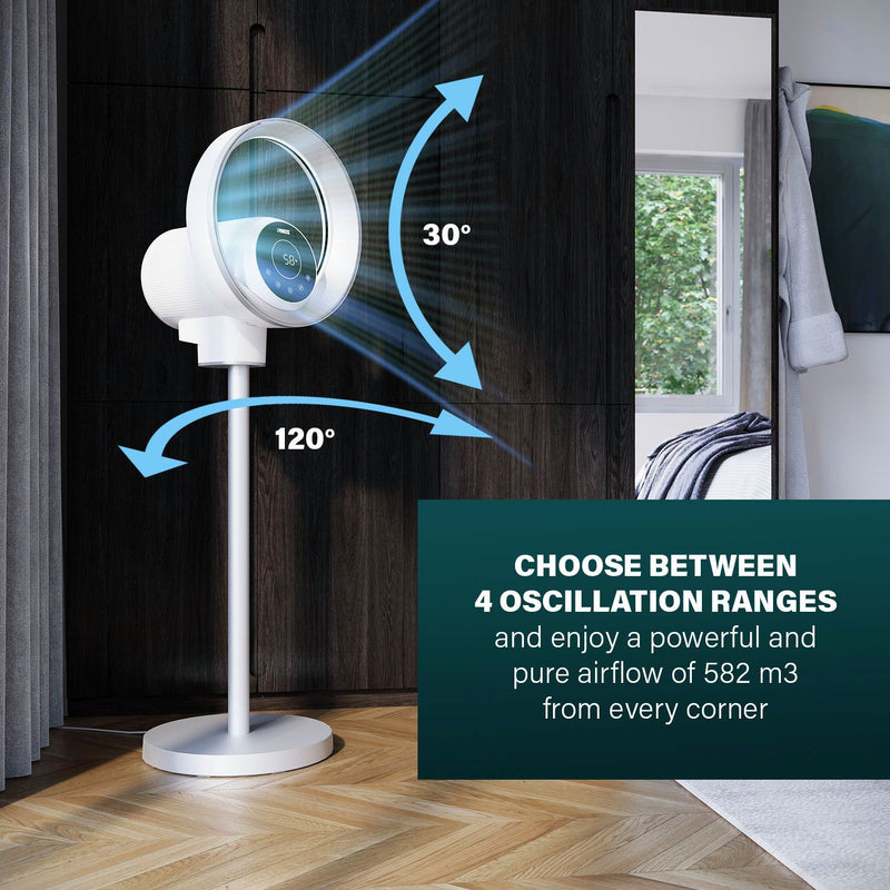 Princess 3-in-1 smart fan air purifier 13 inch, UK version