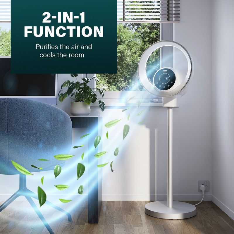 Princess 3-in-1 smart fan air purifier 13 inch, UK version