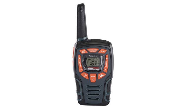 Cobra AM855 two-way walkie talkie twin pack, UK version