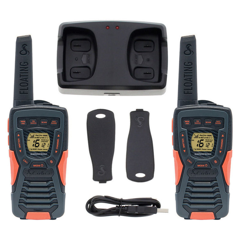 Cobra AM1055 floating walkie talkie 12km range, UK version