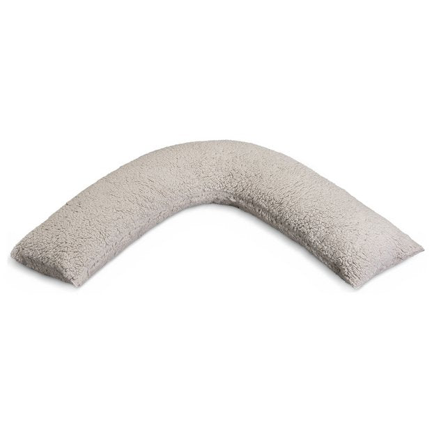 Habitat fleece v shaped pillow in grey, UK version