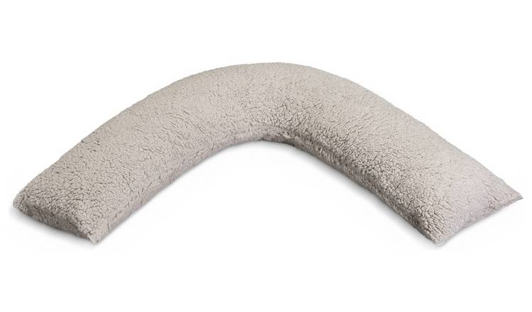 Habitat fleece v shaped pillow in grey, UK version