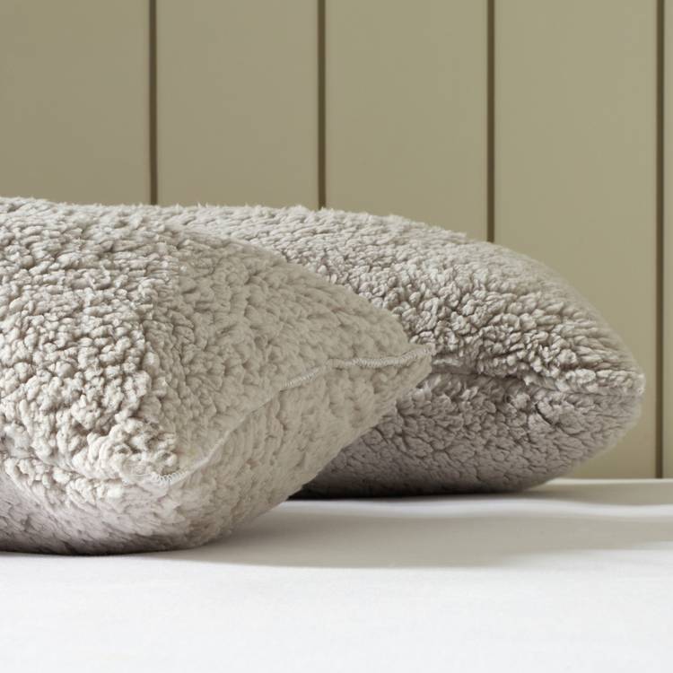 Habitat fleece v shaped pillow in grey, UK version
