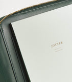 Harrods leather writing folder, UK version