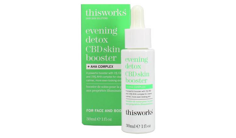 This Works 30ml Evening Detox CBD Boost Lotion