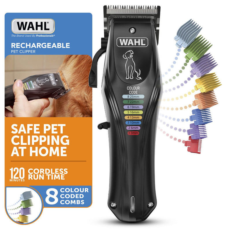 Wahl Colour Pro dog clipper kit for grooming (British brand)