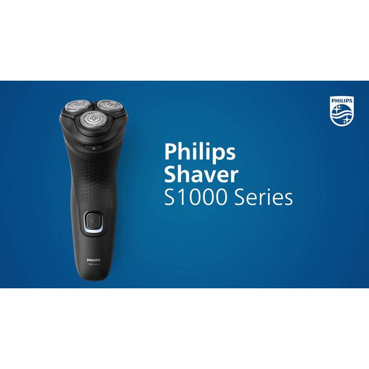 Philips Series 1000 electric shaver wet dry - British product