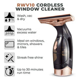 Tower TWV10 cordless window vacuum, imported from the UK