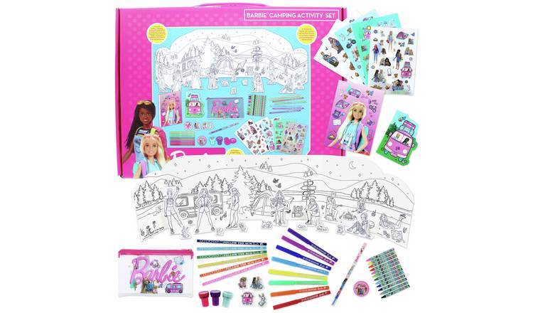 Barbie activity colouring set 168 pieces, imported from the UK