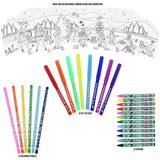 Barbie activity colouring set 168 pieces, imported from the UK
