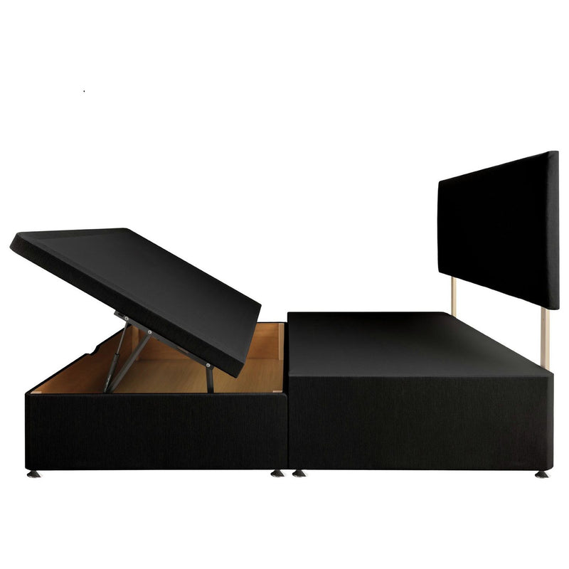 Silentnight Memory Double Half Ottoman Bed - Charcoal