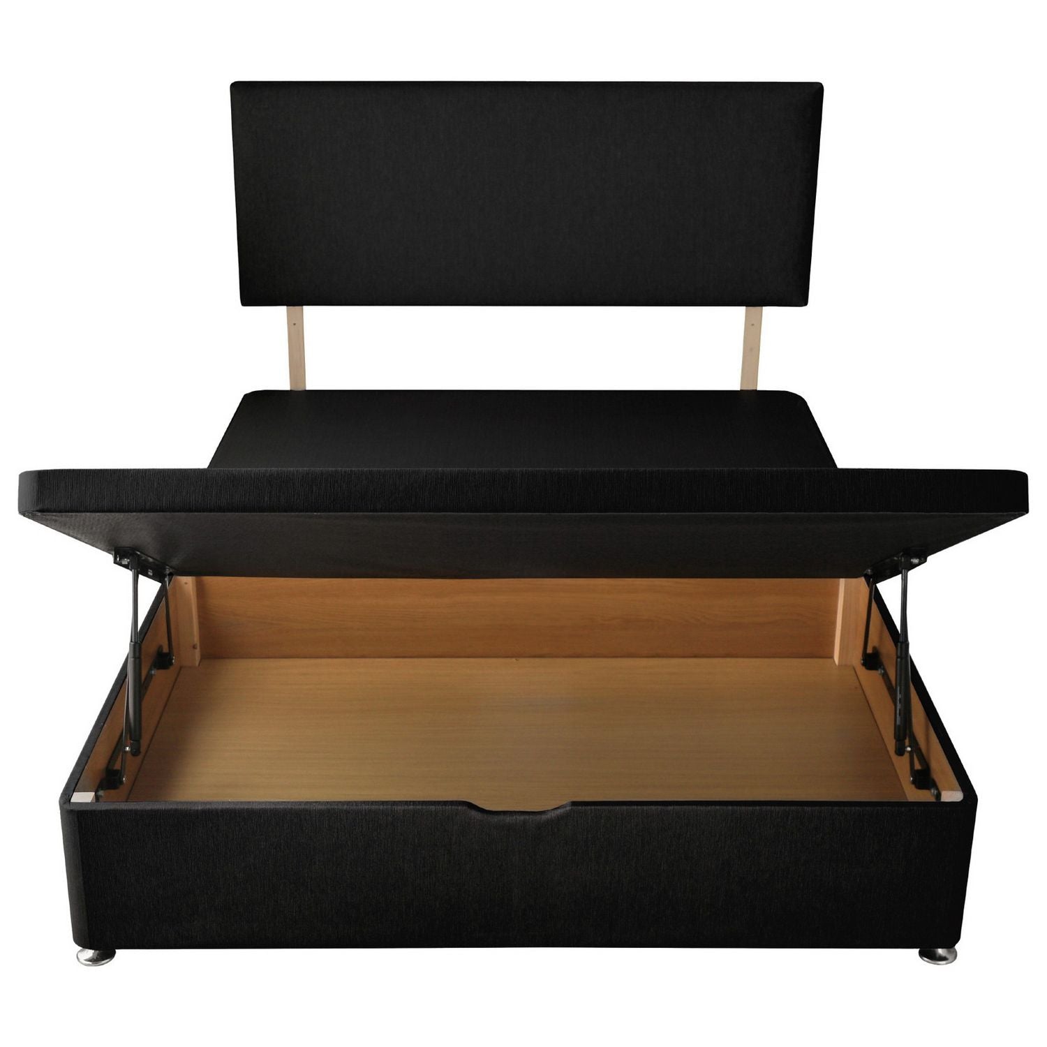 Silentnight Memory Double Half Ottoman Bed - Charcoal