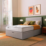 Silentnight Memory Double Half Ottoman Bed - Grey