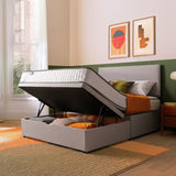 Silentnight Memory Kingsize Half Ottoman Bed - Grey