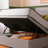 Silentnight Memory Kingsize Half Ottoman Bed - Grey