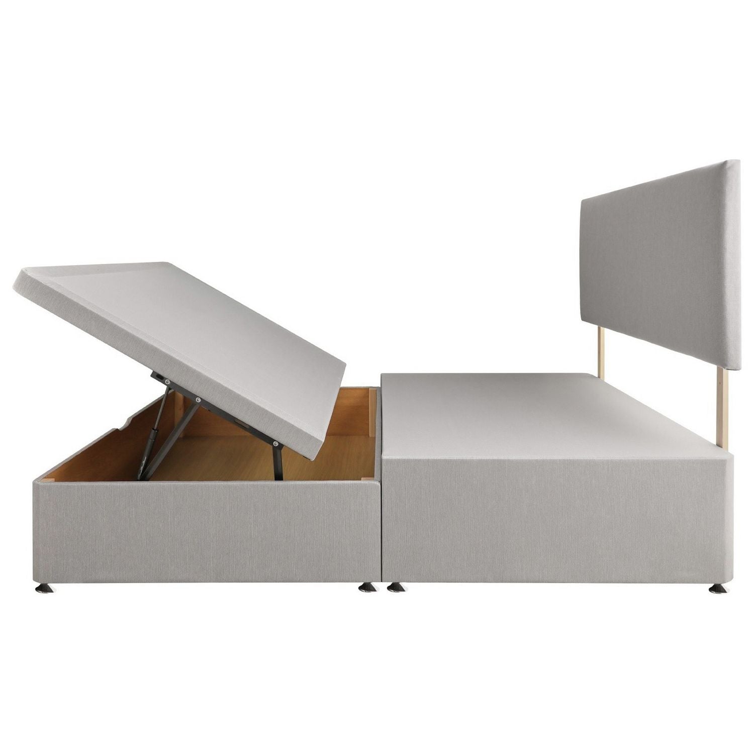 Silentnight Memory Kingsize Half Ottoman Bed - Grey