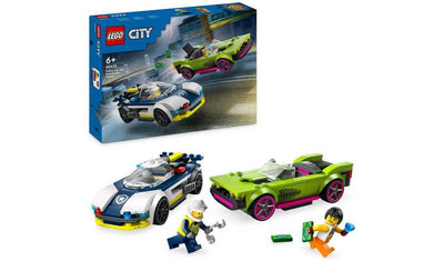 Argos LEGO City Police Car Muscle Car Chase Construction Toy Set- Buy online at McGrocer