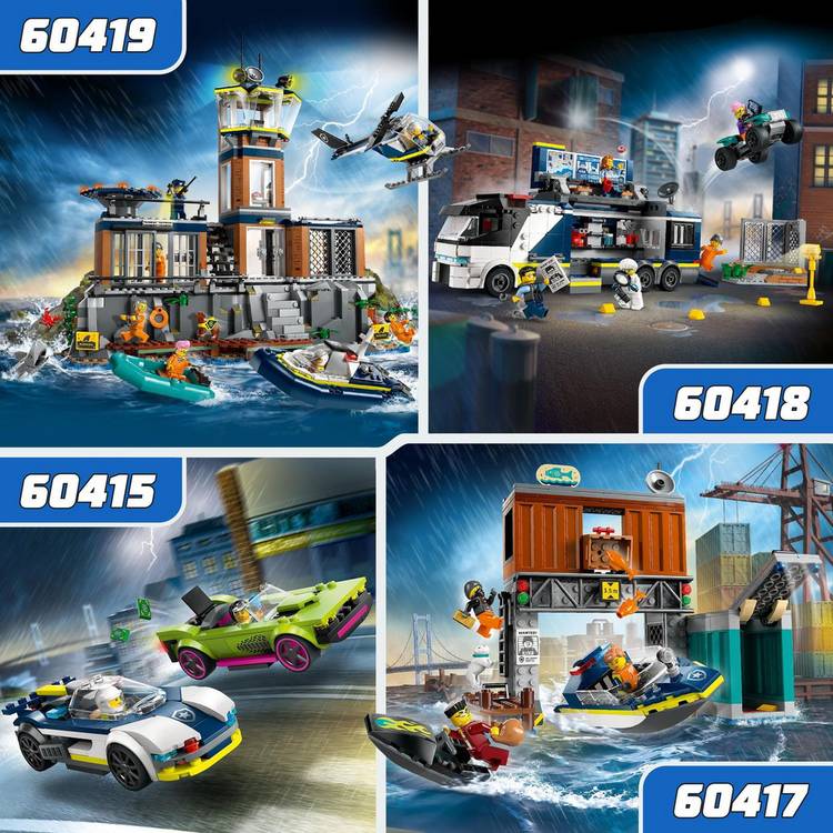LEGO City Police Car Muscle Car Chase toy set (British brand)