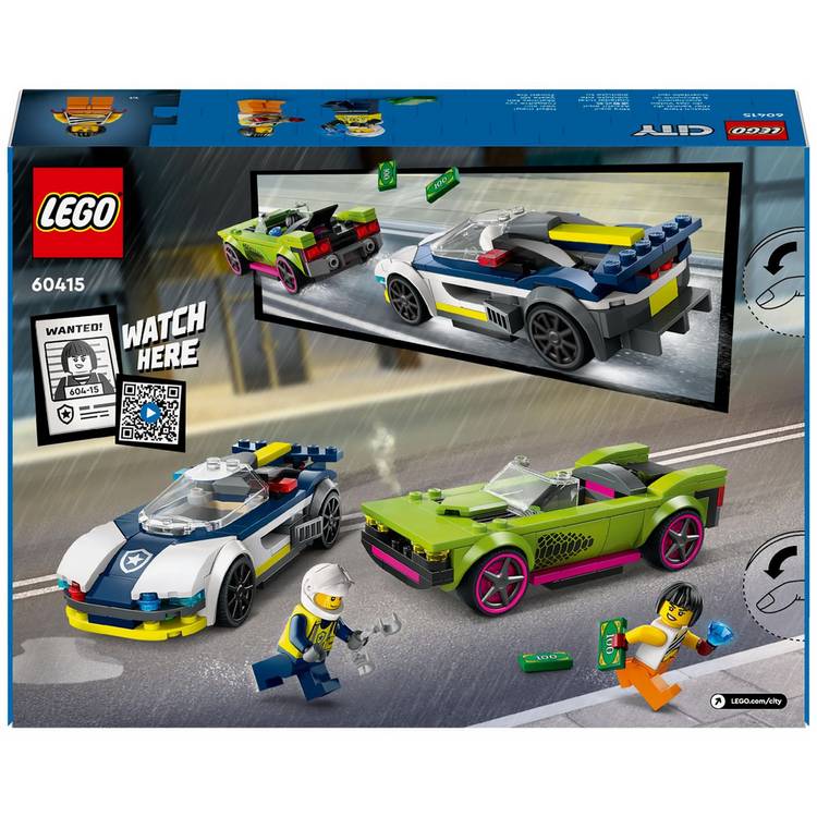 LEGO City Police Car Muscle Car Chase toy set (British brand)