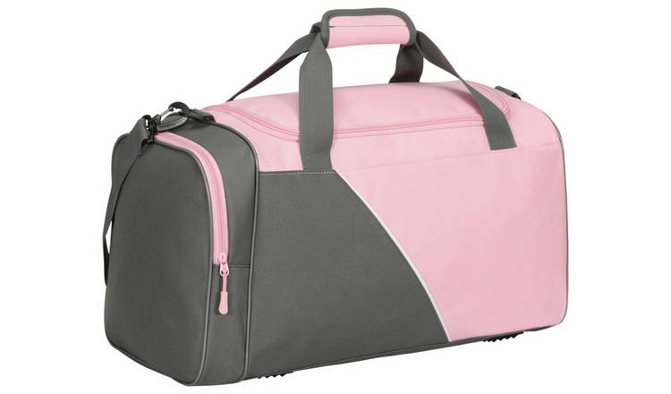Training small holdall pink and grey (British brand)
