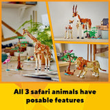 LEGO Creator 3in1 Wild Safari Animals set 780 pieces (British brand)
