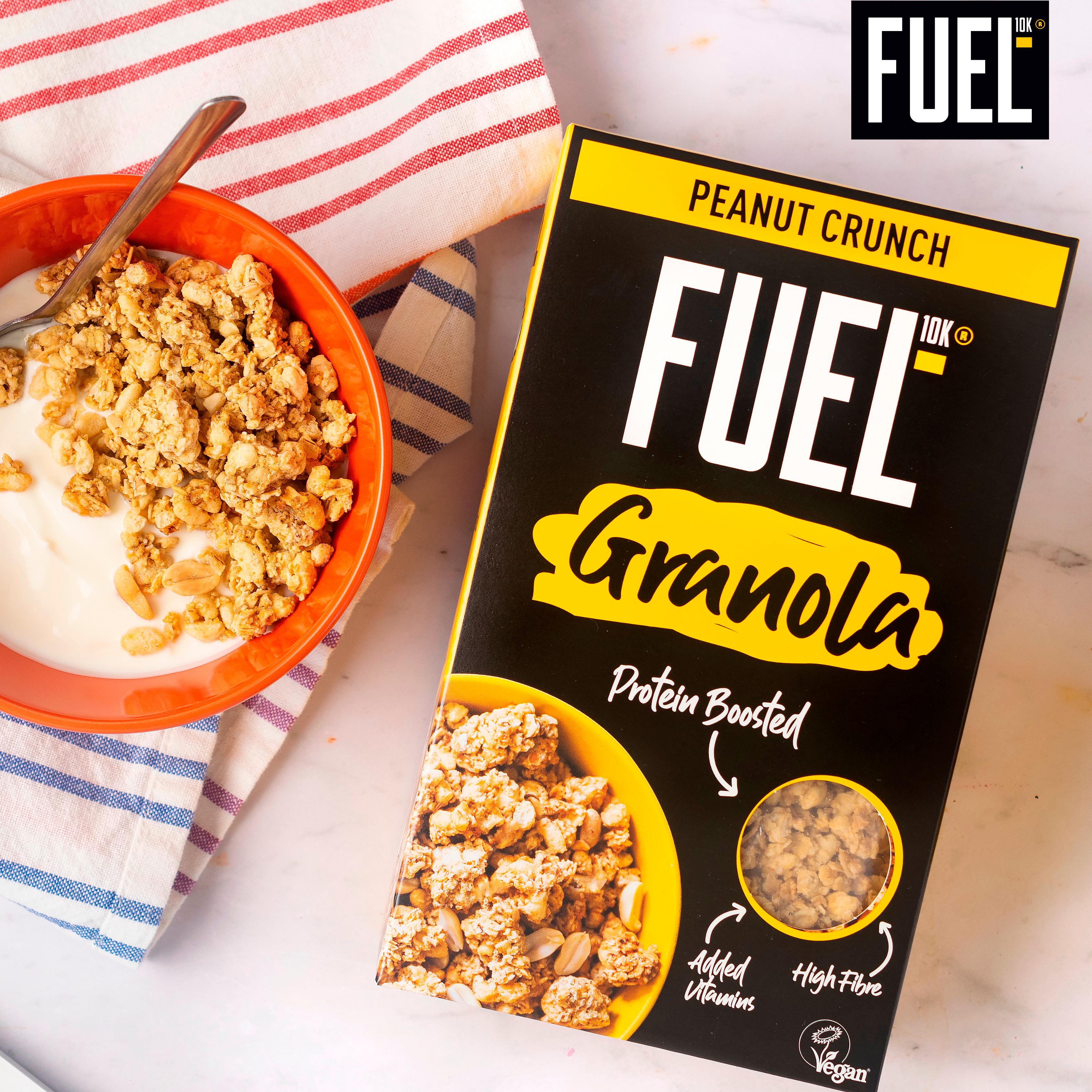 FUEL10K peanut crunch granola 400g - British product