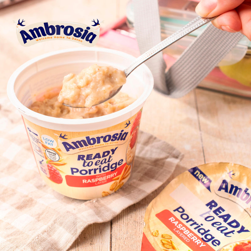 Ambrosia raspberry porridge pot 210g (British brand)