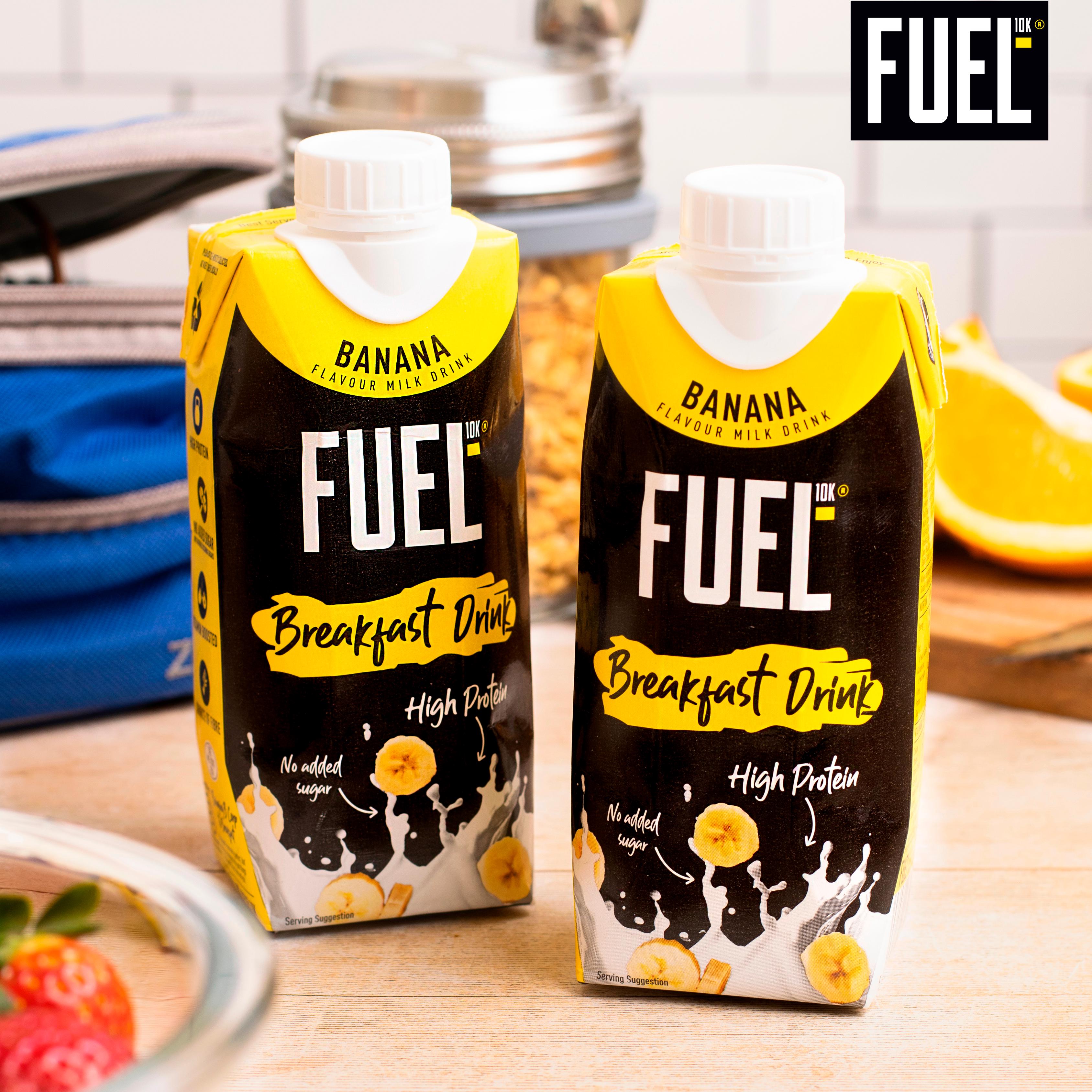 FUEL10K banana breakfast drink high protein 330ml - British product