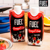 FUEL10K strawberry protein shake breakfast drink 330ml - British product