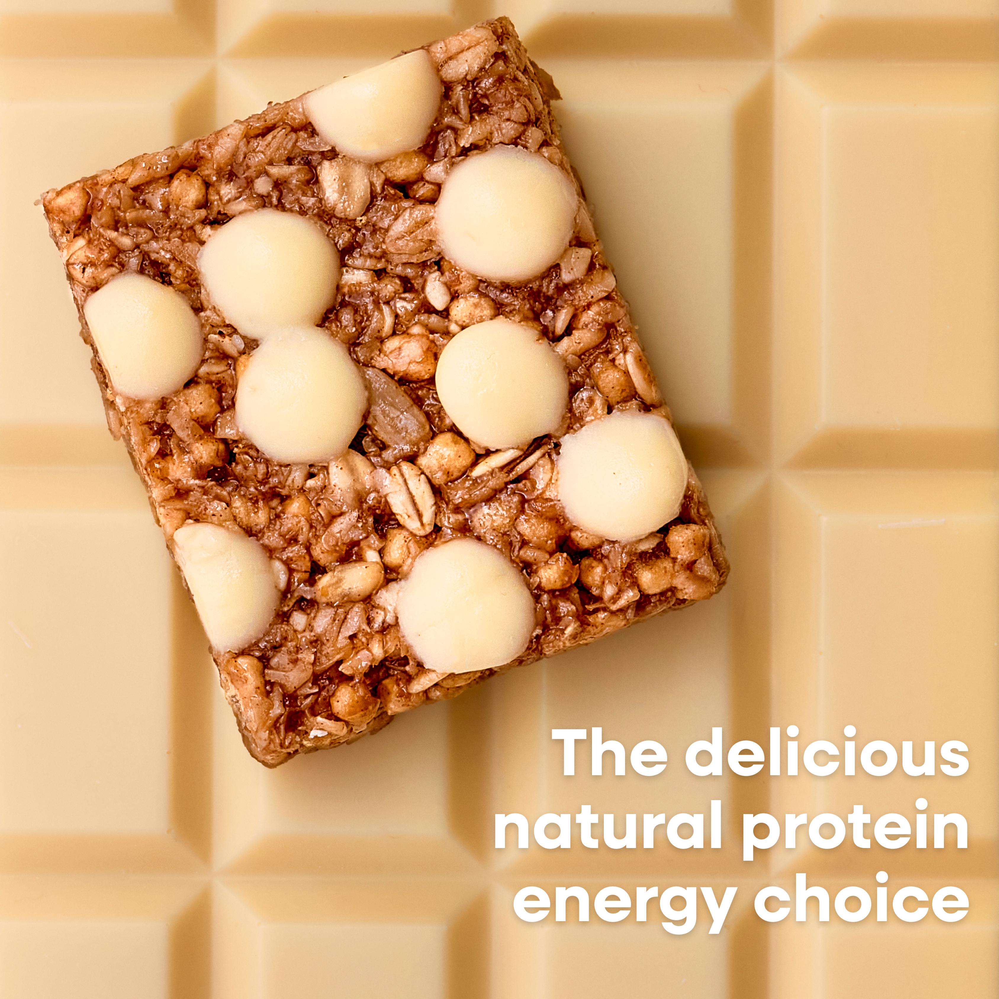 Tribe White Choc Protein Flapjack 50g (British brand)