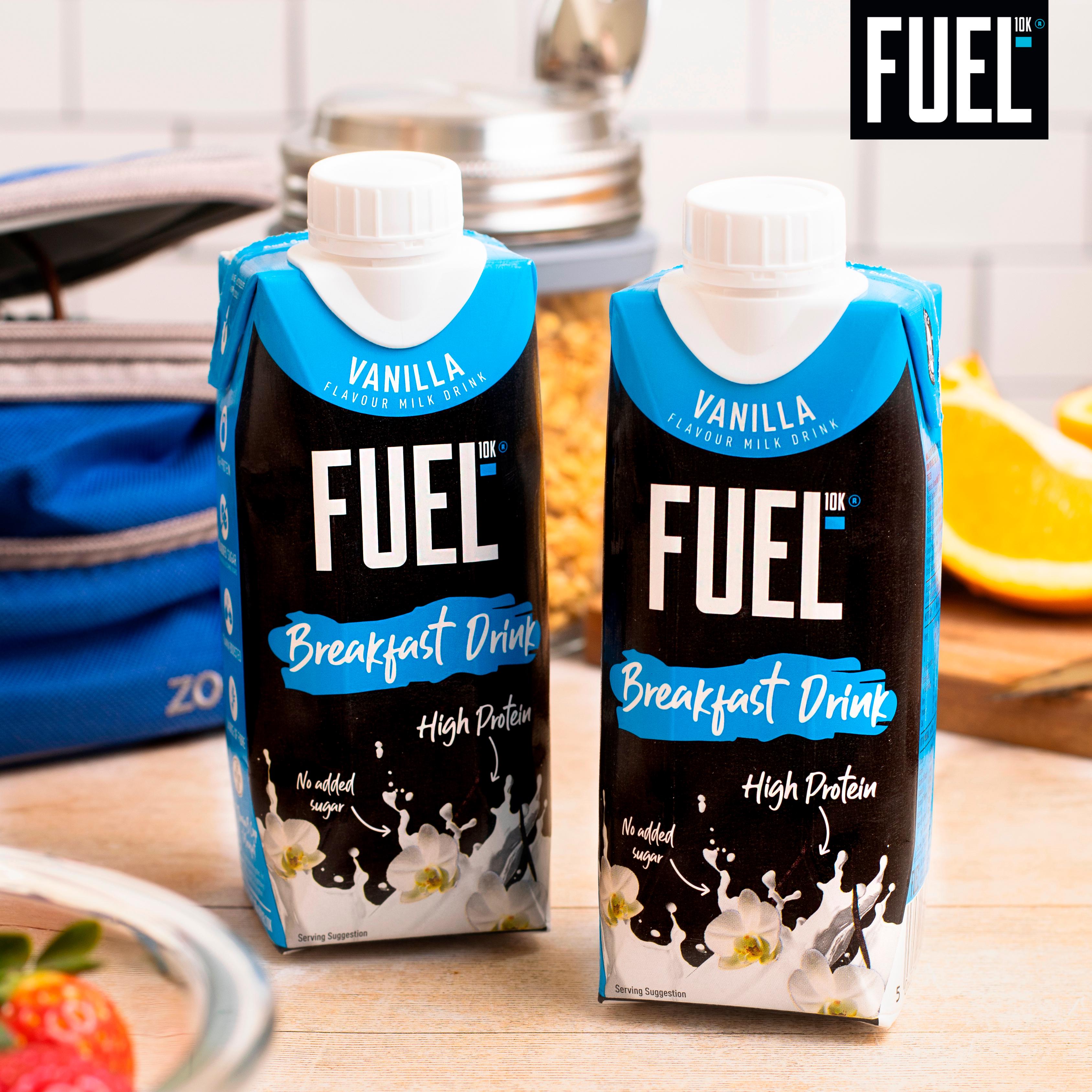 FUEL10K vanilla high protein milk shake 330ml - British product