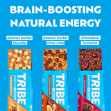 Tribe Protein Bar Peanut Butter Choc Chip 60g (British brand)