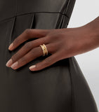 Bvlgari B.zero1 Rock Two-Band Ring 18kt yellow gold - British product