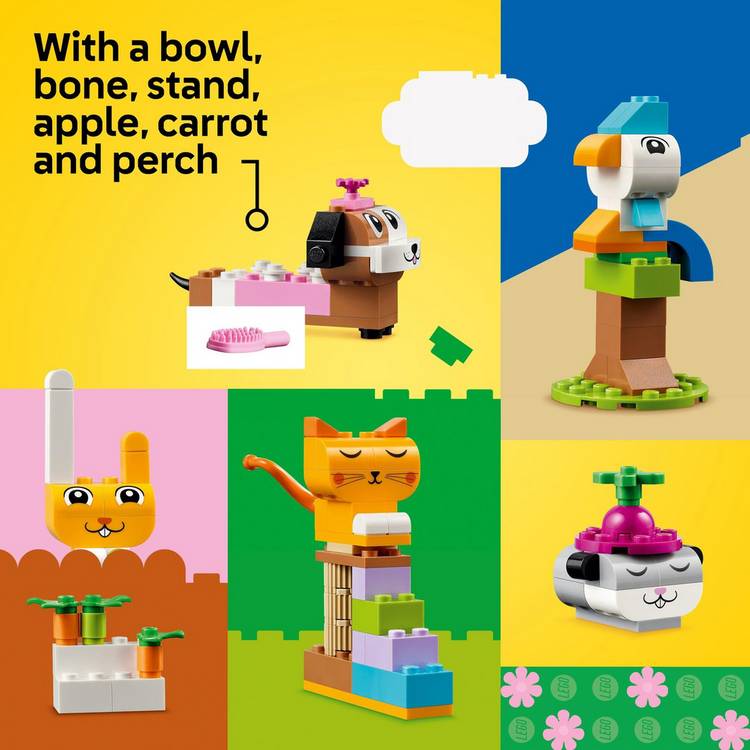 LEGO Classic Creative Pets 11034 building set with 450 pieces - British product