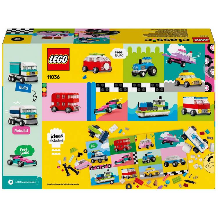 LEGO Classic Creative Vehicles building set 11036 (British brand)