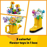 LEGO 3in1 flowers in watering can building set 420 pieces, UK version