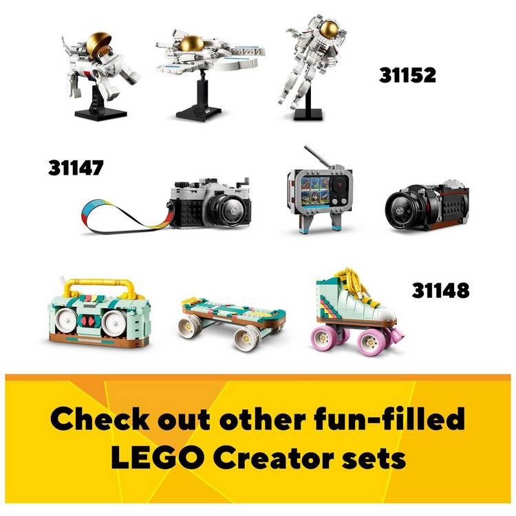 LEGO 3in1 flowers in watering can building set 420 pieces, UK version