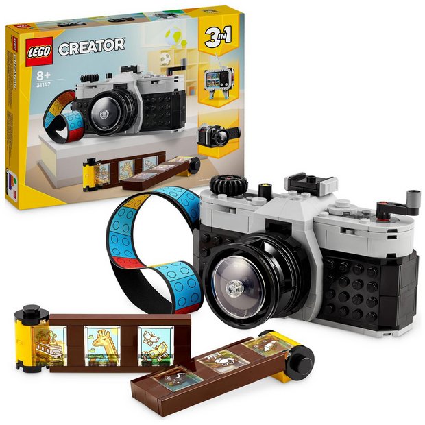 Lego Creator 3in1 Retro Camera toy set 261 pieces - British product