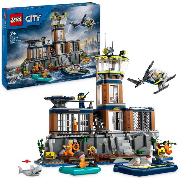 LEGO City Police Prison Island building set 60419, UK version
