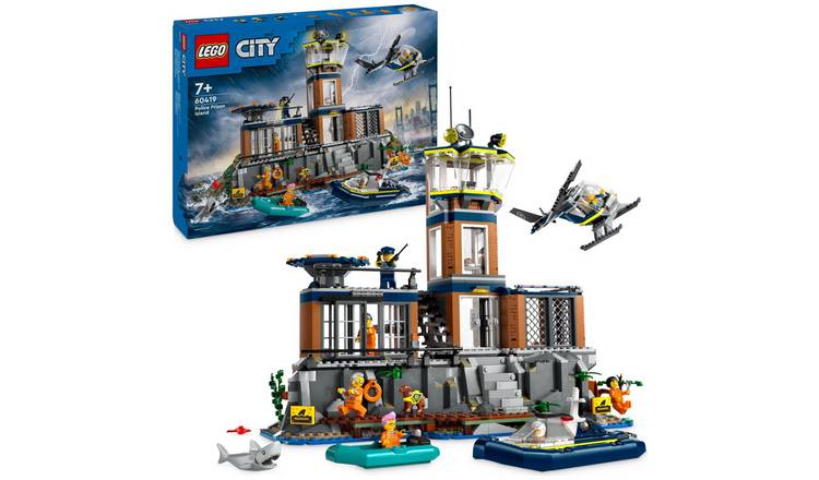 LEGO City Police Prison Island building set 60419, UK version